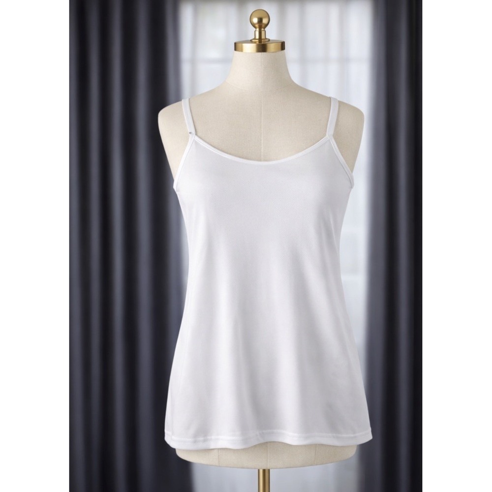 Spanx Assets Red Hot Label Cami‎ Tank Shapewear Slimming White Size XL